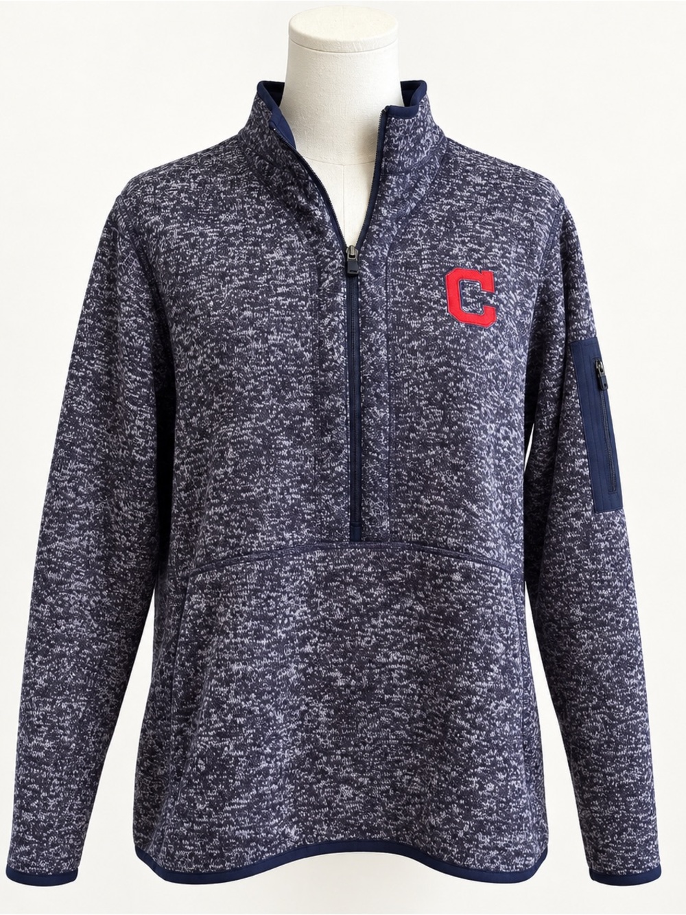 Antigua Cleveland Guardians 1/4 Zip Pullover Women’s XL